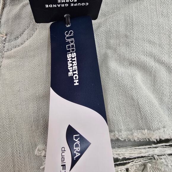 NEW American Eagle AEO Denim Distressed Skinny Jeans Light Wash Size 4 Short - Picture 8 of 16